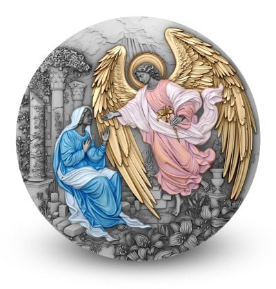 Niue - 2025 - 5 Dollars - Archangel Gabriel 2oz silver (Archangel series)