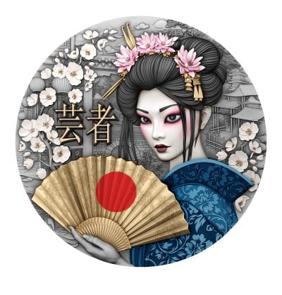Niue - 2025 - 5 Dollars - Geisha 2oz silver