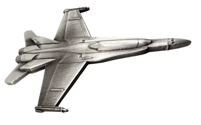 Liberia - 2025 - 20 Dollars - Fighter Jet Shaped 1oz silver