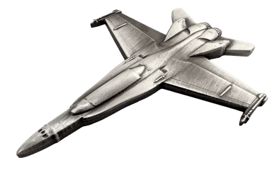 Liberia - 2025 - 20 Dollars - Fighter Jet Shaped 1oz silver