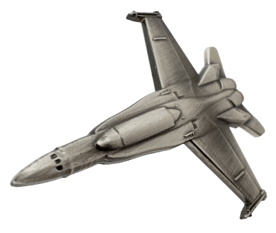 Liberia - 2025 - 20 Dollars - Fighter Jet Shaped 1oz silver