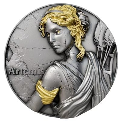 Cameroon - 2025 - 2000 Francs - Artemis 2oz silver (Six Olympian Goddesses Series)