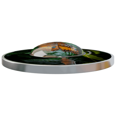 Cameroon - 2024 - 500 Francs - JUNONIA ALMANA The Secret Garden Butterflies