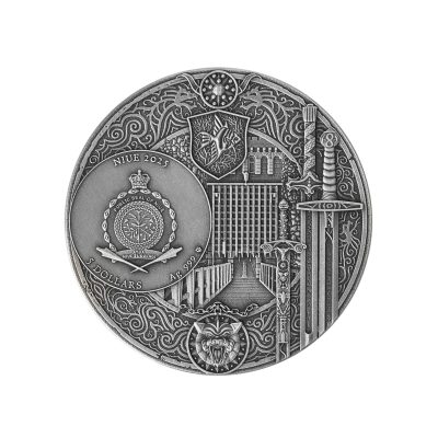 Niue - 2025 - 5 Dollars - The Season of Storms 2oz silver (The Witcher Series)