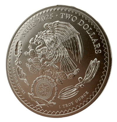Niue - 2025 - 2 Dollars - Aztec Emperor Cuauhtémoc Tribute 1oz silver