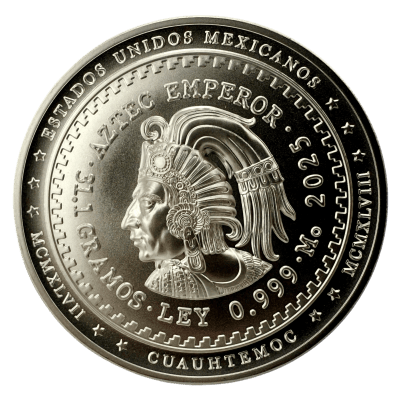 Niue - 2025 - 2 Dollars - Aztec Emperor Cuauhtémoc Tribute 1oz silver