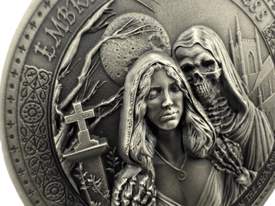 Cameroon - 2025 - 2000 Francs - Embrace the Darkness 1oz silver