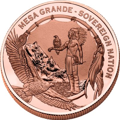 Mesa Grande - 2025 - 1 Dollar - Red Wolf 5oz copper