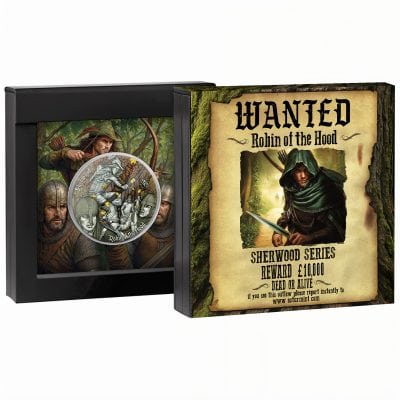 Cameroon - 2025 - 2000 Francs – Robin of the Hood 2oz silver (Sherwood series)