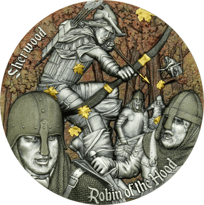 Cameroon - 2025 - 2000 Francs – Robin of the Hood 2oz silver (Sherwood series)