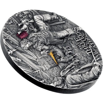 Niue - 2023 - 5 Dollars - Athos 2oz silver (Three Musketeers series)