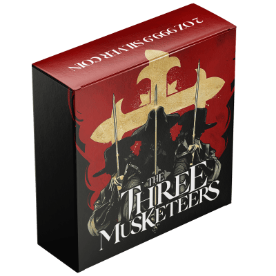 Niue - 2023 - 5 Dollars - Athos 2oz silver (Three Musketeers series)