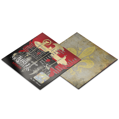 Niue - 2023 - 5 Dollars - Athos 2oz silver (Three Musketeers series)