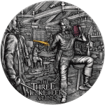 Niue - 2023 - 5 Dollars - Athos 2oz silver (Three Musketeers series)