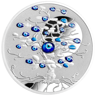 Niue - 2025 - 1 Dollar - Nazar Eye Tree of Luck (Tree of Luck series)