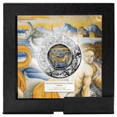 Malta - 2025 - 5 Euro - Maiolica – Venus with Cupid