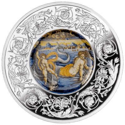 Malta - 2025 - 5 Euro - Maiolica – Venus with Cupid