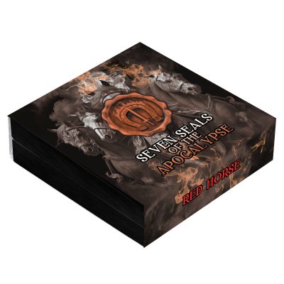 Niue - 2025 - 7 Dollars - Red Horse 3oz silver (Seven Seals of the Apocalypse series)