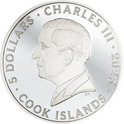 Cook Islands - 2025 - 5 Dollars - Wrath (Seven Deadly Sins)