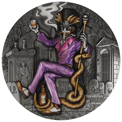 Cameroon - 2025 - 2000 Francs - Baron Samedi 2oz silver