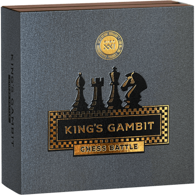 Niue - 2025 - 7 Dollars - Chess Battle Kings Gambit 3oz silver