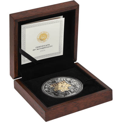 Niue - 2025 - 7 Dollars - Chess Battle Kings Gambit 3oz silver