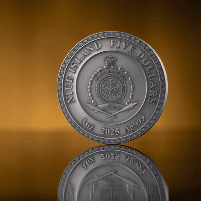 Niue - 2025 - 5 Dollars - Apollo Divine Faces of the Sun