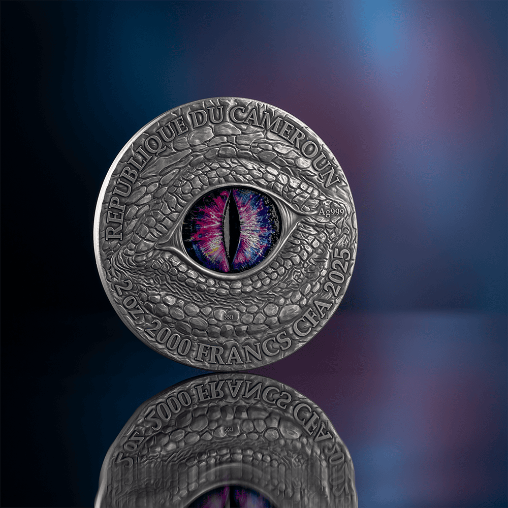 Cameroon - 2025 - 2000 Francs - Stonegaze Basilisk (Dragonology series)