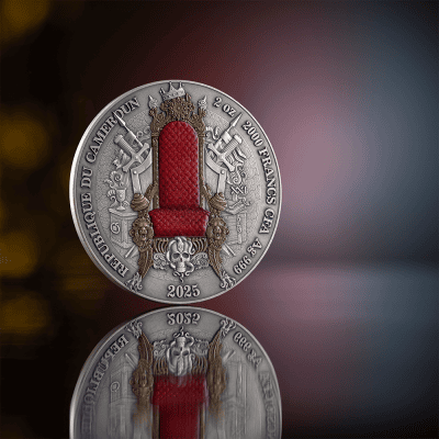 Cameroon - 2025 - 2000 Francs – French Empire 2oz silver (greatest empires series)