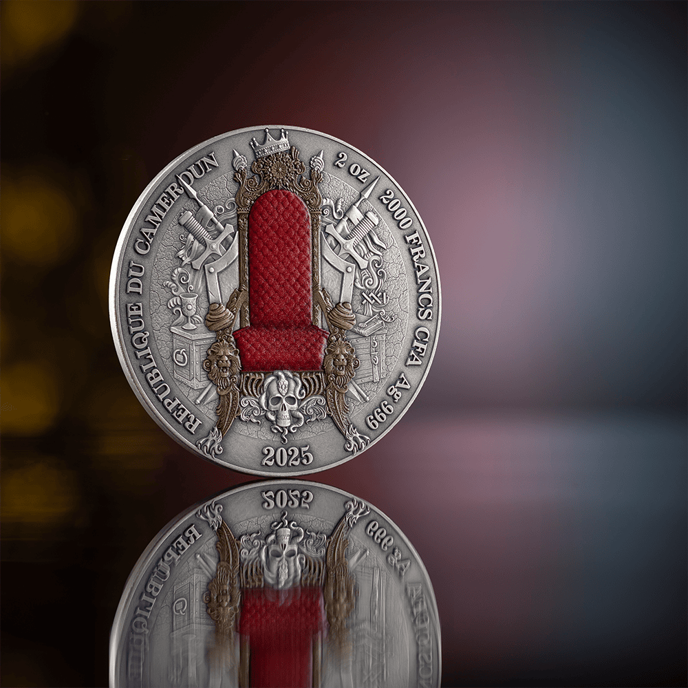 Cameroon - 2025 - 2000 Francs – French Empire 2oz silver (greatest empires series)