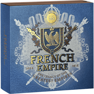 Cameroon - 2025 - 2000 Francs – French Empire 2oz silver (greatest empires series)