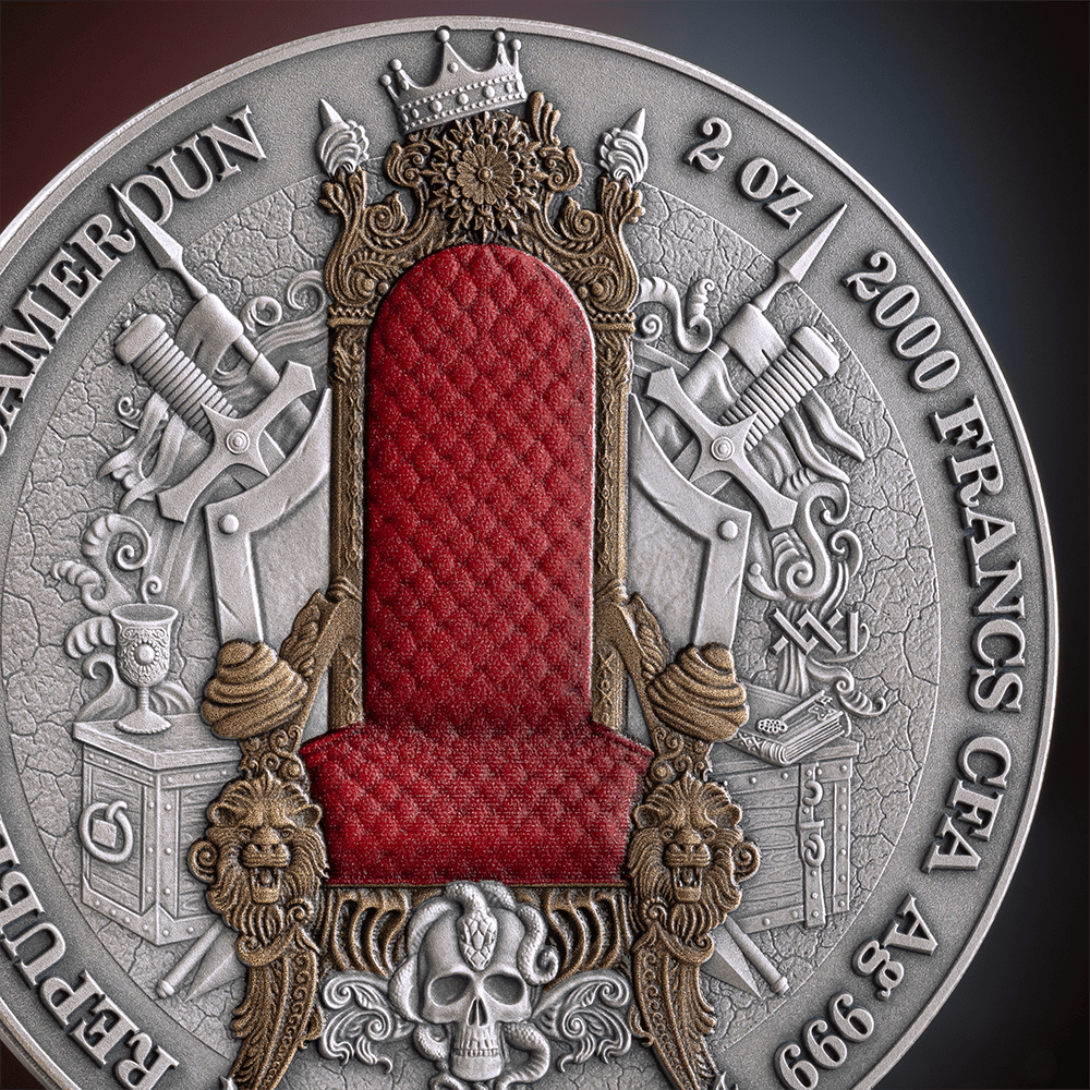 Cameroon - 2025 - 2000 Francs – French Empire 2oz silver (greatest empires series)