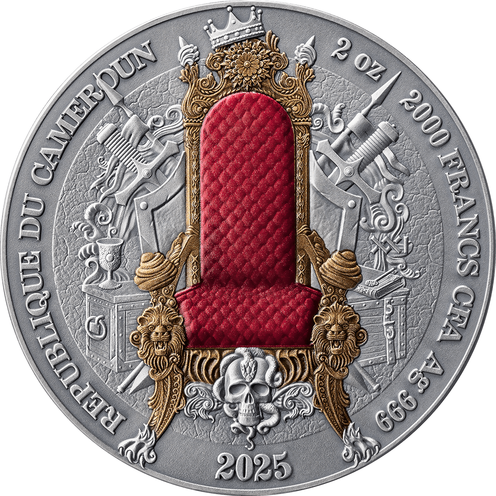 Cameroon - 2025 - 2000 Francs – French Empire 2oz silver (greatest empires series)