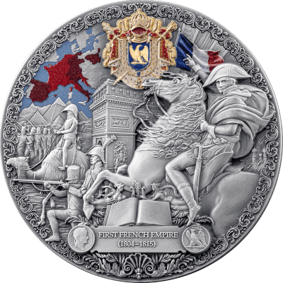 Cameroon - 2025 - 2000 Francs – French Empire 2oz silver (greatest empires series)