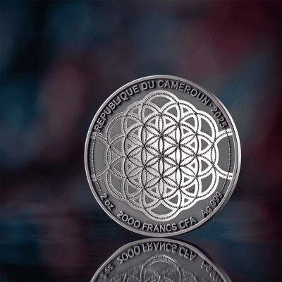 Cameroon - 2025 - 2000 Francs - American Bison (Patterns of the World series)