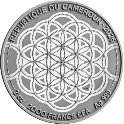 Cameroon - 2025 - 2000 Francs - American Bison (Patterns of the World series)