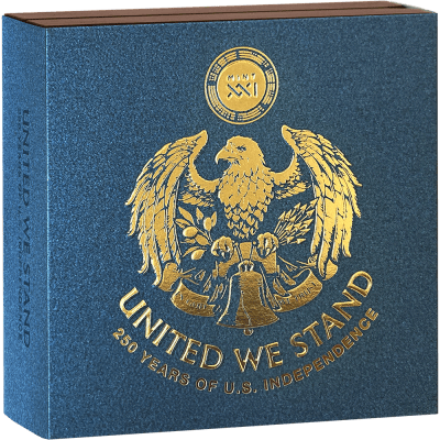 Niue - 2025 - 5 Dollars - United We Stand: 250 Years of US Independance 2oz silver