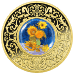 Cameroon - 2025 - 500 Francs – Sunflowers van Gogh (Flowers in Painting series)