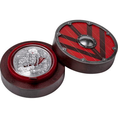 Cameroon - 2025 - 2000 Francs – King Cnut the Great (way to valhalla series) 2oz silver