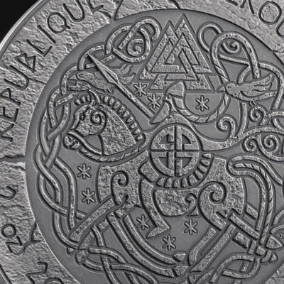 Cameroon - 2025 - 2000 Francs – King Cnut the Great (way to valhalla series) 2oz silver