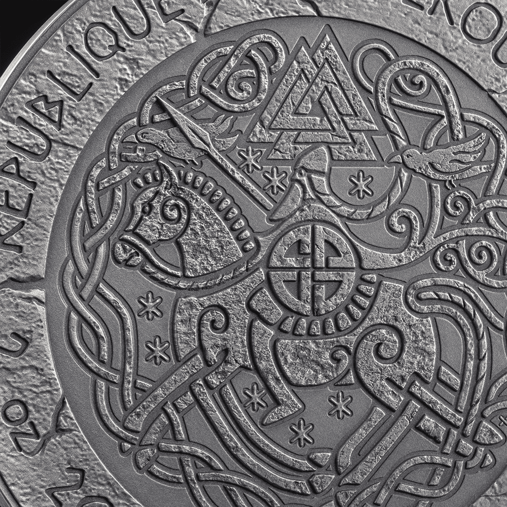 Cameroon - 2025 - 2000 Francs – King Cnut the Great (way to valhalla series) 2oz silver