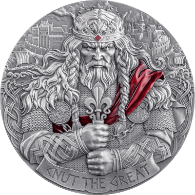 Cameroon - 2025 - 2000 Francs – King Cnut the Great (way to valhalla series) 2oz silver