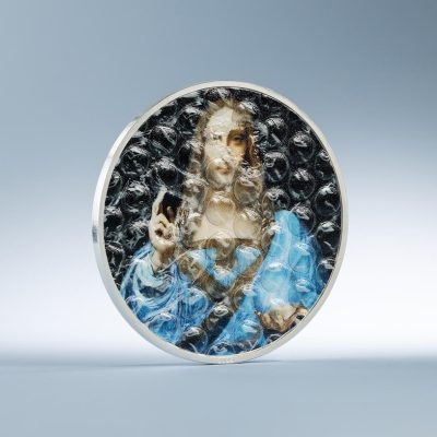 Cook Islands - 2025 - 20 Dollars - Salvator Mundi Buble Wrap 3oz silver coin