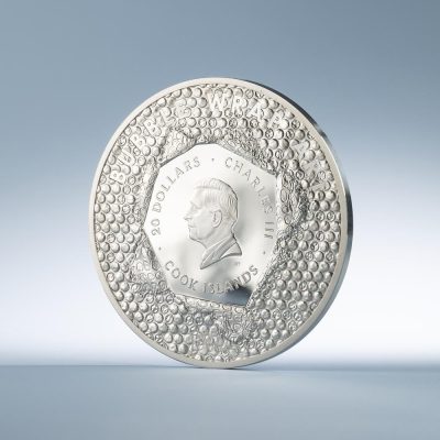 Cook Islands - 2025 - 20 Dollars - Salvator Mundi Buble Wrap 3oz silver coin