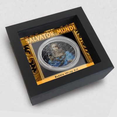 Cook Islands - 2025 - 20 Dollars - Salvator Mundi Buble Wrap 3oz silver coin