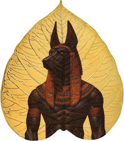 Niue - 2025 - 1 Dollars - Anubis (Leaves of the Nile series) 1oz silver