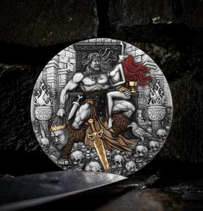 Cameroon - 2025 - 2000 Francs - Barbarian King 2oz silver coin