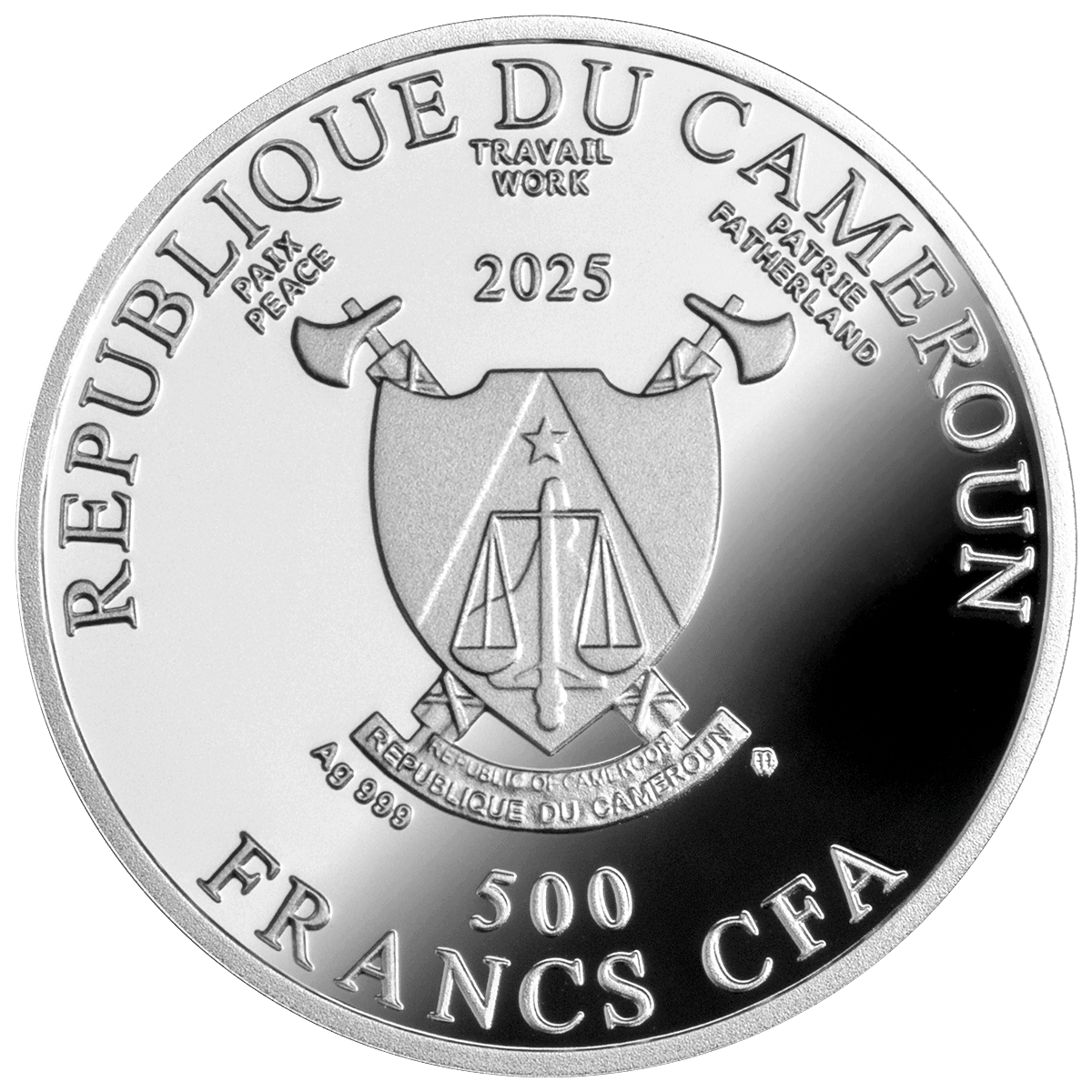 Cameroon - 2025 - 500 Francs - The Winner Takes All Golden Bull
