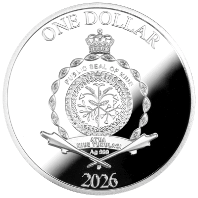 Niue - 2026 - 1 Dollar - Year of the Horse Lunar Years 7 ELEMENTS