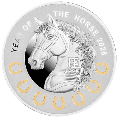 Niue - 2026 - 1 Dollar - Year of the Horse Lunar Years 7 ELEMENTS